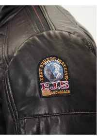 Parajumpers Kurtka skórzana Ernie 25WMPMJKLE02 Czarny Slim Fit. Kolor: czarny. Materiał: skóra #5