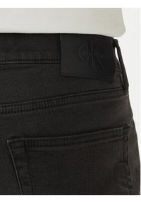 Calvin Klein Jeans Szorty jeansowe LV04RF921G Czarny Regular Fit. Kolor: czarny. Materiał: bawełna #5