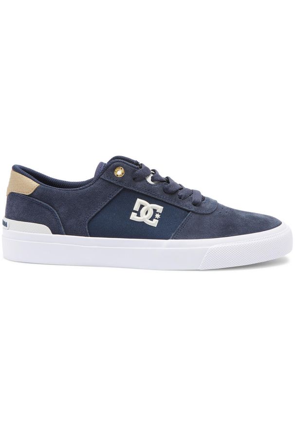 Trampki DC Shoes Wes Kremer Teknic S Skate, Mężczyźni. Kolor: niebieski. Materiał: zamsz, materiał. Sport: skateboard