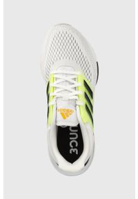 Adidas - adidas buty do biegania EQ21 Run GZ6868 kolor biały. Zapięcie: sznurówki. Kolor: biały. Materiał: guma, materiał. Szerokość cholewki: normalna. Sport: bieganie