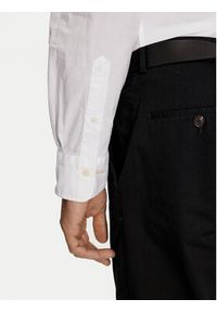 GANT - Gant Koszula Poplin 3000100 Biały Regular Fit. Kolor: biały. Materiał: bawełna #4