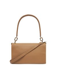 TOMMY HILFIGER - Tommy Hilfiger Torebka Th Her Med Crossover AW0AW17216 Brązowy. Kolor: brązowy. Materiał: skórzane #6