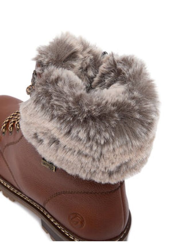 Remonte Trzewiki CEO-D0B74-24 Brązowy. Kolor: brązowy. Materiał: skóra