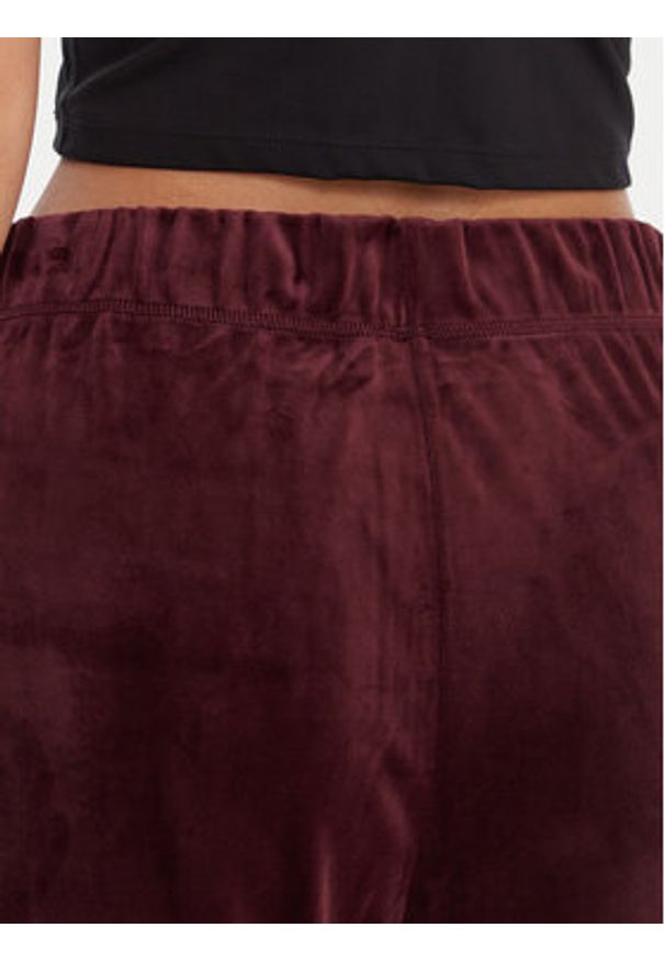 DKNY Sport Spodnie dresowe DP5P3702 Bordowy Regular Fit. Kolor: czerwony. Materiał: syntetyk