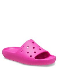Crocs Klapki Classic Slide V2 Kids 209422 Różowy. Kolor: różowy