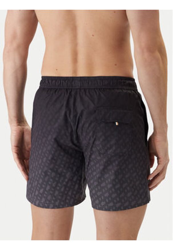 BOSS Szorty kąpielowe Vale 50534343 Szary Regular Fit. Kolor: szary. Materiał: syntetyk