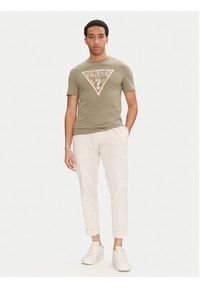 Guess T-Shirt M5GI06 I3Z14 Zielony Regular Fit. Kolor: zielony. Materiał: bawełna #5