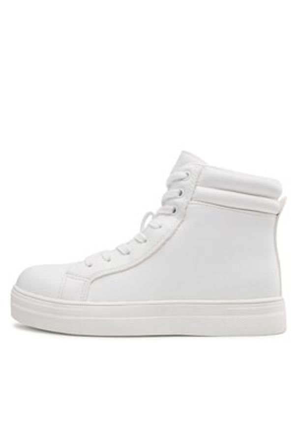 Jenny Fairy Sneakersy WS2158-09 Biały. Kolor: biały. Materiał: skóra