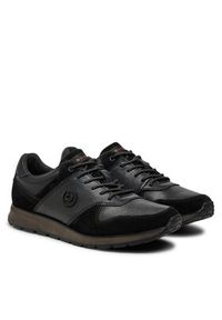 Bugatti Sneakersy BUGATTI-331APA021410 1010 BLACK / BLACK Czarny. Kolor: czarny. Materiał: skóra #3