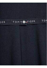 TOMMY HILFIGER - Tommy Hilfiger Sukienka codzienna Essential Skater KG0KG07776 D Granatowy Regular Fit. Okazja: na co dzień. Kolor: niebieski. Materiał: syntetyk. Typ sukienki: proste. Styl: casual #3