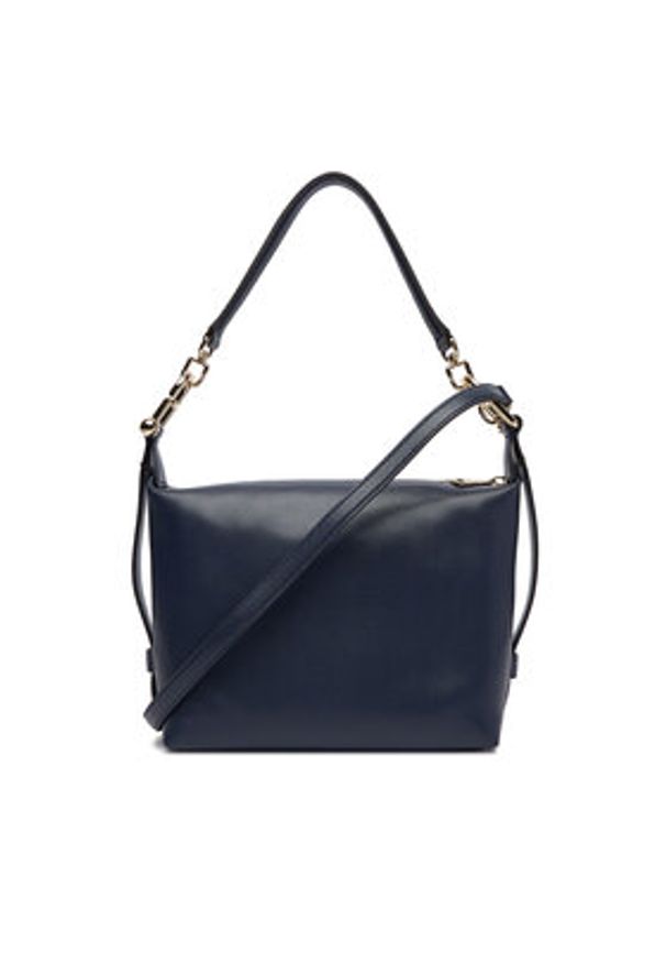 Furla Torebka Tonie Mini WE00877 A.0023 CN 2676S Granatowy. Kolor: niebieski. Materiał: skórzane