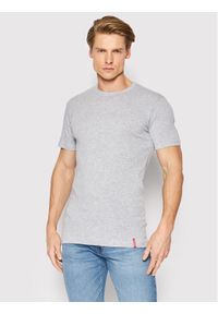 Henderson T-Shirt 1495 Szary Regular Fit. Kolor: szary. Materiał: bawełna