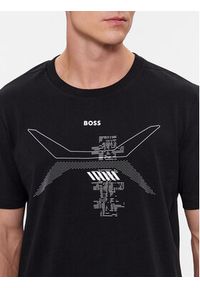 BOSS - Boss T-Shirt 50506358 Czarny Regular Fit. Kolor: czarny. Materiał: bawełna
