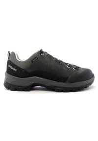 Buty trekkingowe męskie Grisport Dakar Trekking 2. Zapięcie: sznurówki. Kolor: szary. Materiał: guma, skóra, tkanina. Szerokość cholewki: normalna. Sport: turystyka piesza