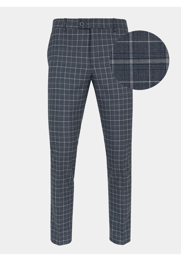 Pako Lorente - PAKO LORENTE – Spodnie męskie garniturowe P21WF-6G-066-S. Materiał: poliester, wiskoza, elastan. Długość: długie. Styl: elegancki