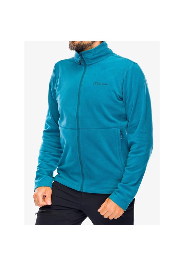 Bluza polarowa męska Berghaus Prism Micro PT Inter Active. Kolor: zielony. Materiał: polar