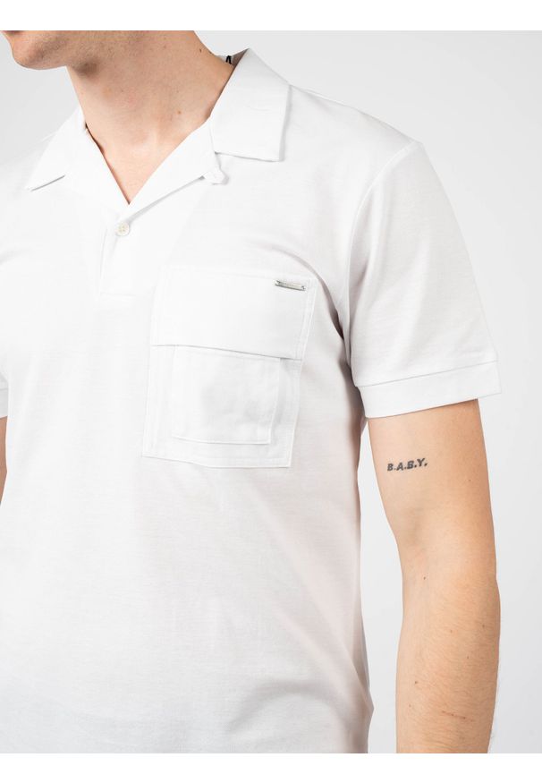 Antony Morato Koszulka Polo | MMKS02130-FA100083 | Mężczyzna | Biały. Okazja: na co dzień. Typ kołnierza: polo. Kolor: biały. Materiał: bawełna. Długość rękawa: krótki rękaw. Długość: krótkie. Styl: casual