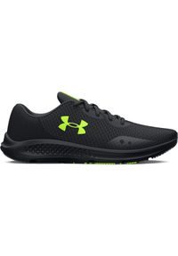 Buty do biegania męskie Under Armour Charged 3 Pursuit. Kolor: wielokolorowy, żółty, czarny. Materiał: guma, materiał, tkanina, syntetyk