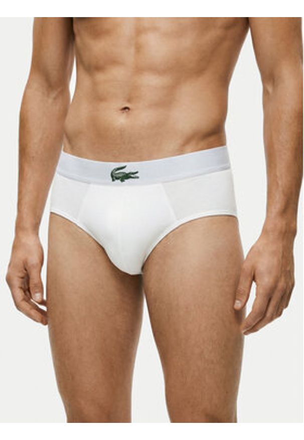 Lacoste Komplet slipów 8H7761 Kolorowy. Materiał: bawełna. Wzór: kolorowy