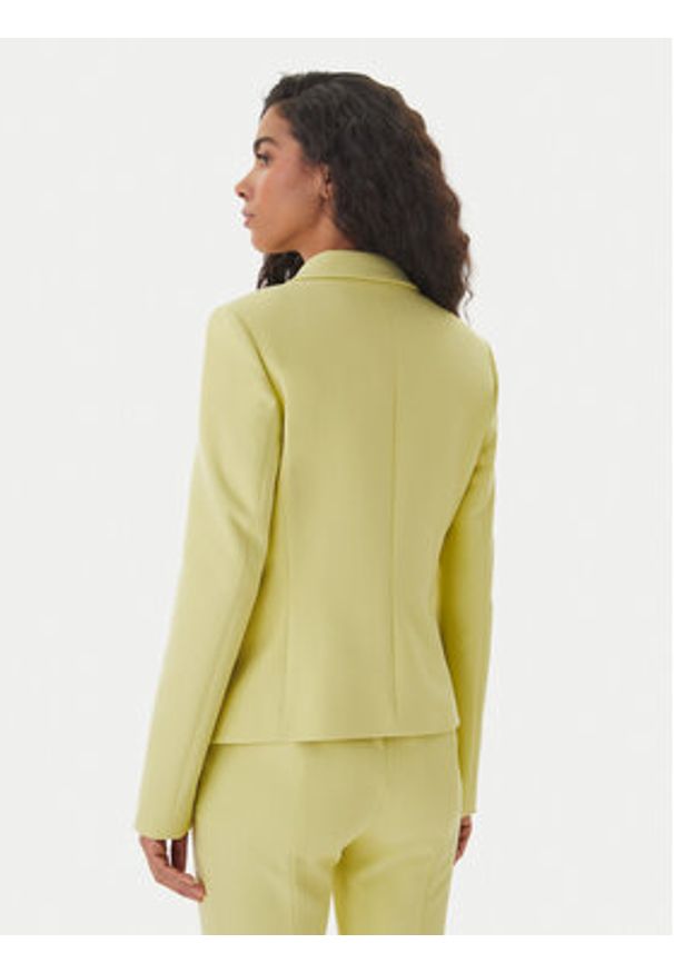 Hugo - HUGO Marynarka Agonia-1 50539976 Żółty Slim Fit. Kolor: żółty. Materiał: syntetyk