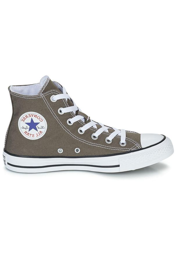 Trampki Converse Chuck Taylor All Star Hi, Dla obu płci. Kolor: beżowy, szary. Materiał: materiał. Model: Converse All Star