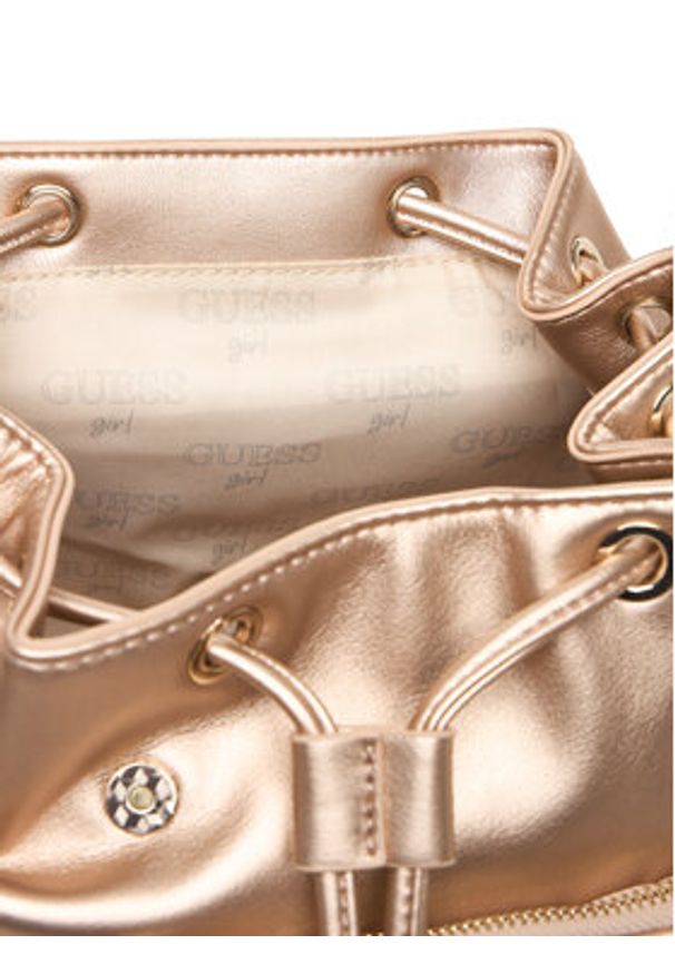 Guess Plecak J5YZ04 WGT10 Złoty. Kolor: złoty. Materiał: skóra
