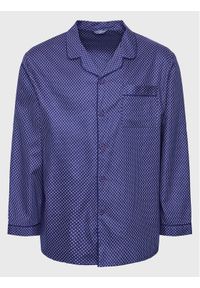 Cyberjammies Koszulka piżamowa Riley 6764 Granatowy Regular Fit. Kolor: niebieski. Materiał: bawełna