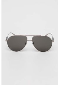 Gucci okulary przeciwsłoneczne męskie kolor srebrny. Kolor: srebrny #7