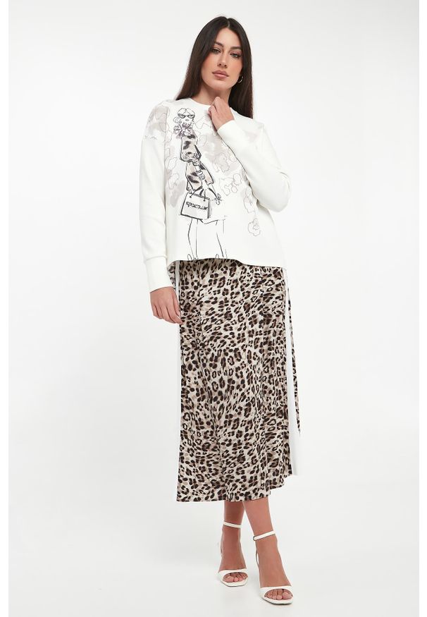 Sportalm - Bluza damska z nadrukiem zwierzęcym SPORTALM. Wzór: motyw zwierzęcy, nadruk