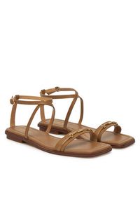 MICHAEL Michael Kors Sandały Lena 40S5LEFS1L Brązowy. Kolor: brązowy. Materiał: skóra #4