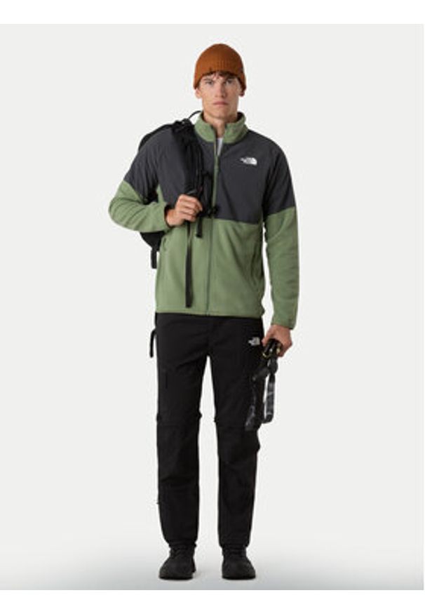 The North Face Polar Glacier NF0A89JG Zielony Regular Fit. Kolor: zielony. Materiał: syntetyk