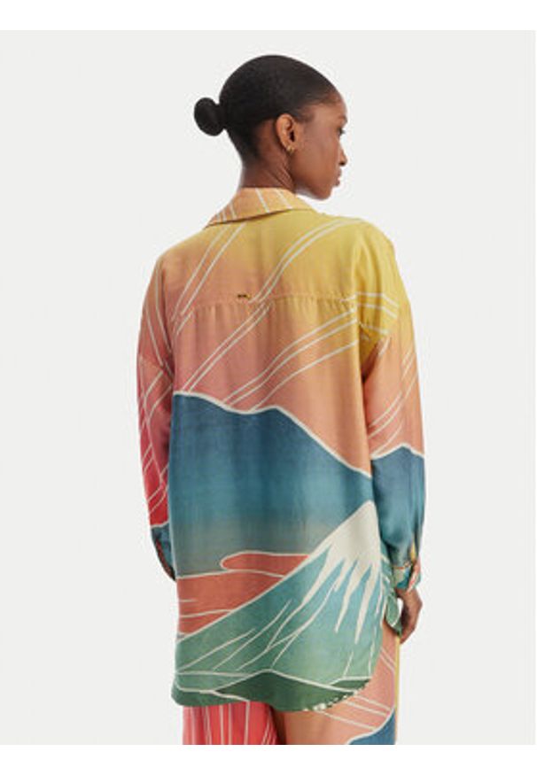 Maaji Koszula Sakura Scenery Dreambound PT2321CLS011 Kolorowy Relaxed Fit. Materiał: wiskoza. Wzór: kolorowy