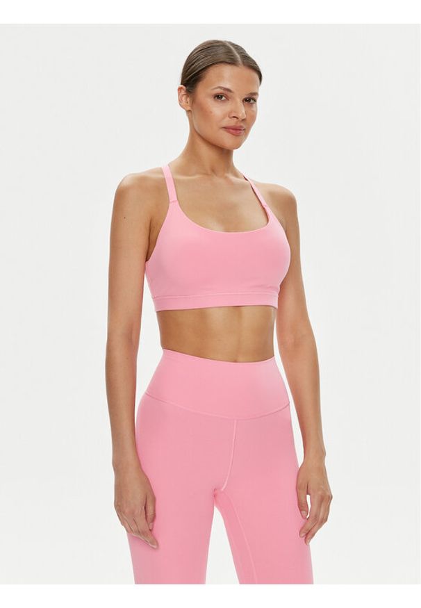 Adidas - adidas Biustonosz sportowy All Me IU1687 Różowy. Kolor: różowy. Materiał: syntetyk