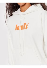 Levi's® Bluza 18487-0110 Biały Relaxed Fit. Kolor: biały. Materiał: bawełna