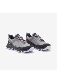 quechua - Buty turystyczne damskie Quechua MH500 wodoodporne. Kolor: fioletowy, wielokolorowy, szary. Materiał: kauczuk. Szerokość cholewki: normalna