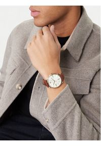 Emporio Armani Zegarek Minimalist AR11610 Brązowy. Kolor: brązowy #4