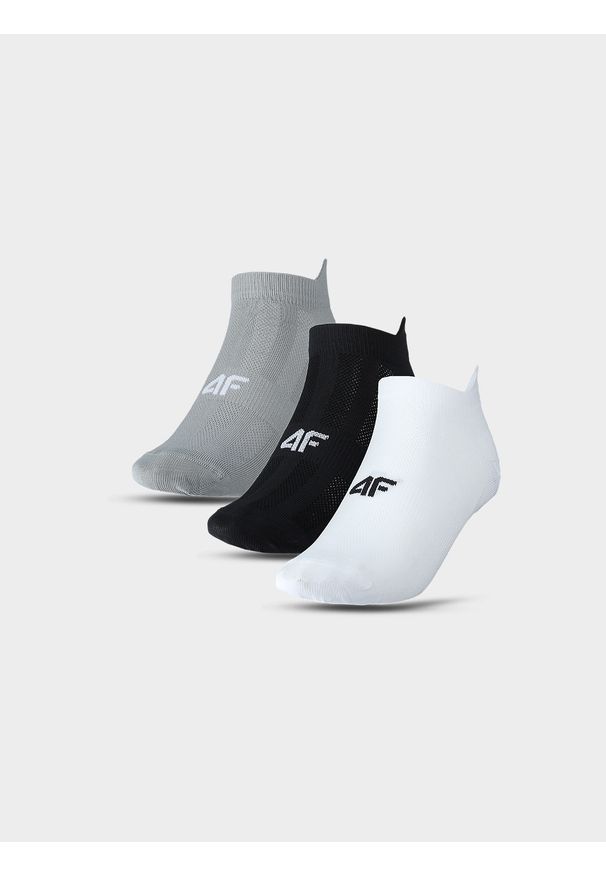 4f - 4F Skarpetki treningowe przed kostkę (3-pack) męskie - multikolor 39-42. Kolor: wielokolorowy. Materiał: materiał, włókno, syntetyk, elastan. Wzór: jednolity. Sport: kolarstwo, fitness