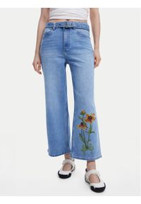 Desigual Jeansy Ohio 25SWDD14 Niebieski Straight Fit. Kolor: niebieski