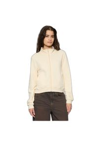 Kurtka dresowa z zamkiem dla kobiet Urban Classics Light Terry. Kolor: biały. Materiał: dresówka #1