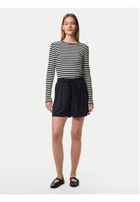 Pieces Szorty materiałowe Anora 17148783 Czarny Regular Fit. Kolor: czarny. Materiał: wiskoza, syntetyk #4