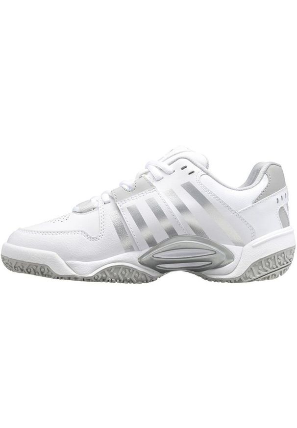 Buty do tenisa damskie K-Swiss Accomplish IV Omni. Kolor: wielokolorowy, szary, biały. Sport: tenis