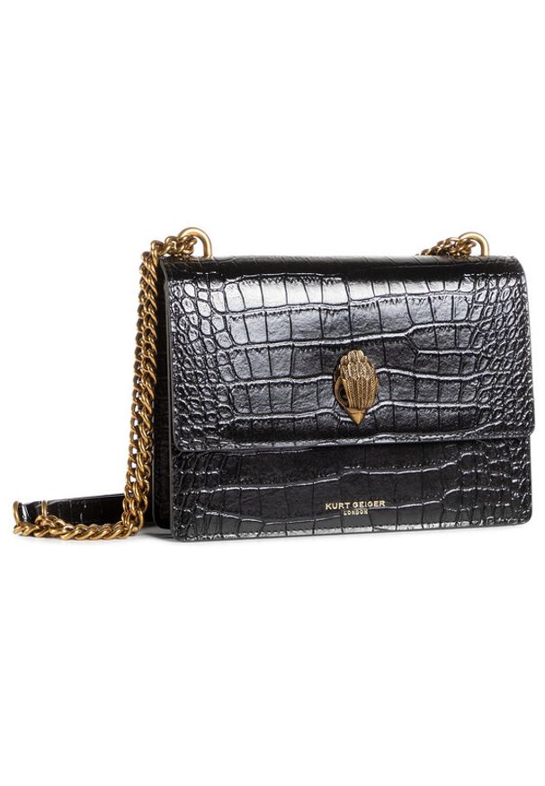 Kurt Geiger Torebka Shoreditch Crossbody 2888500119 Czarny. Kolor: czarny. Materiał: skórzane