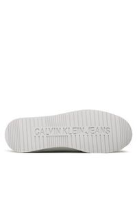 Calvin Klein Jeans Sneakersy Runner Sock Laceup Ny-Lth W YW0YW00840 Biały. Kolor: biały. Materiał: materiał #4