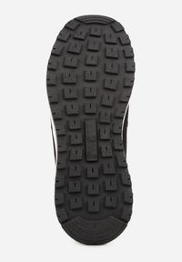 Born2be - Czarne Buty Sportowe Sneakersy na Grubej Podeszwie Nerola. Okazja: na spacer, na co dzień. Kolor: czarny. Materiał: jeans. Sport: turystyka piesza #2