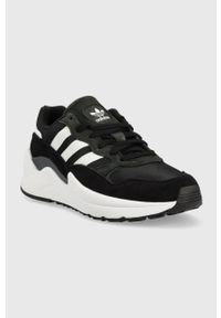 adidas Originals sneakersy RETROPY kolor czarny GY6822-BLK/WHT. Nosek buta: okrągły. Zapięcie: sznurówki. Kolor: czarny. Materiał: materiał, guma #2