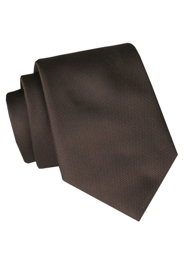 Chattier - Klasyczny, Szeroki Krawat Męski CHATTIER - Brązowy. Kolor: wielokolorowy, beżowy, brązowy. Materiał: tkanina. Styl: klasyczny
