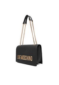Love Moschino - LOVE MOSCHINO Torebka JC4192PP0NKD0000 Czarny. Kolor: czarny. Materiał: skórzane #3