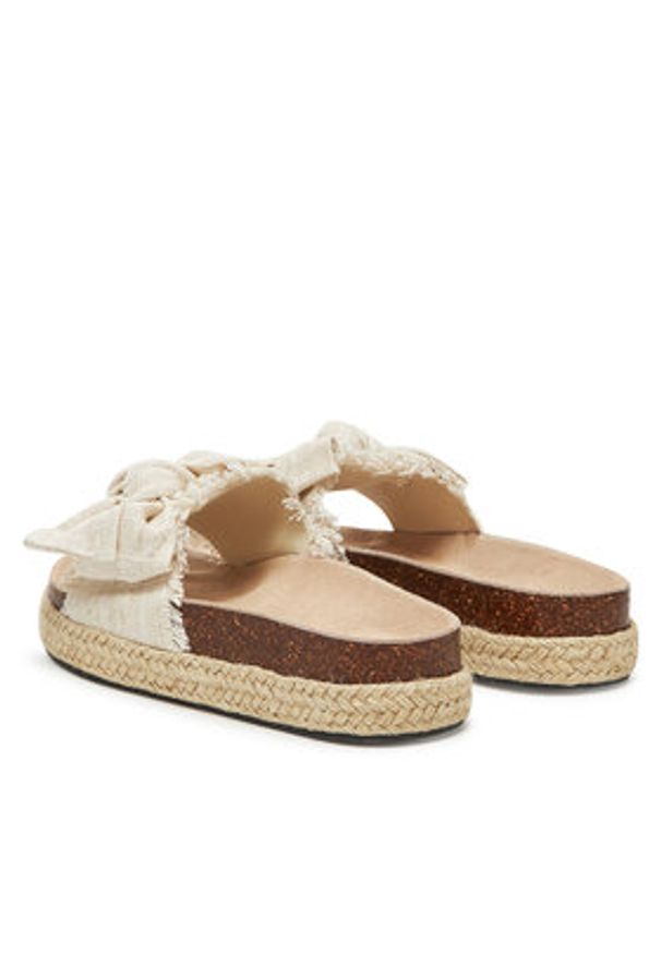 DeeZee Espadryle 92529 Beżowy. Kolor: beżowy. Materiał: materiał