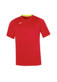 Koszulka dla dzieci Mizuno Core. Kolor: wielokolorowy, żółty, czerwony. Sport: joga i pilates, fitness #1