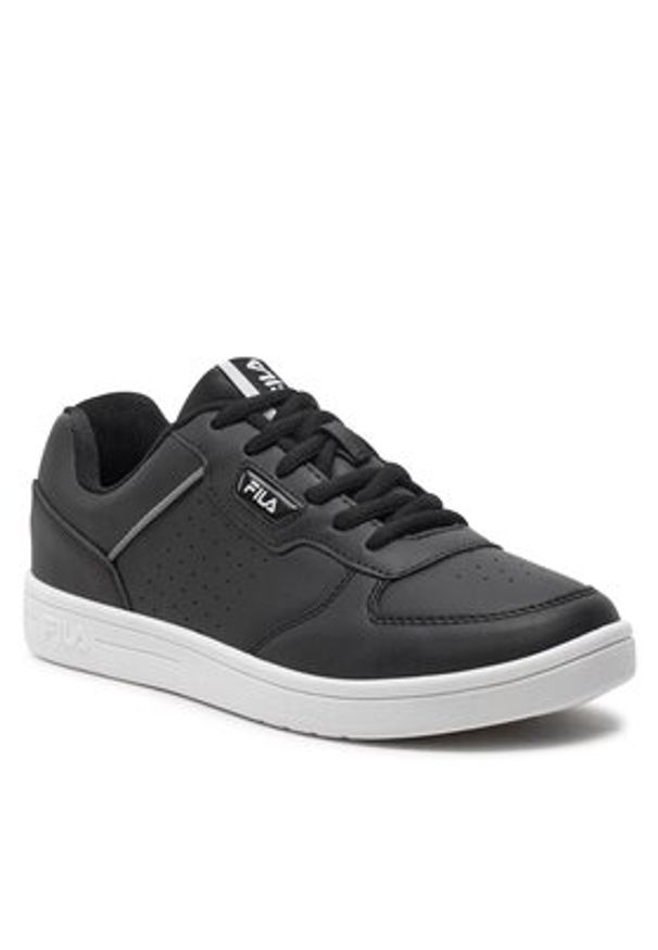 Fila Sneakersy C. Court Teens FFT0066 Czarny. Kolor: czarny. Materiał: skóra